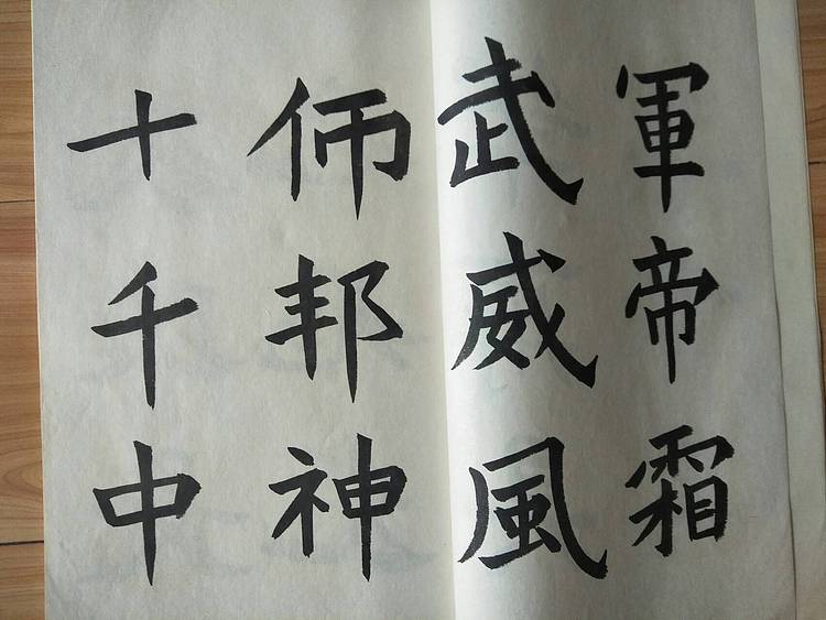 《王冠霖临张猛龙碑》