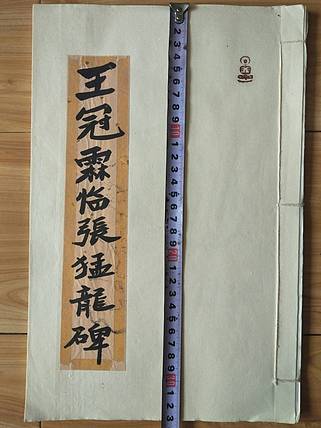《王冠霖临张猛龙碑》