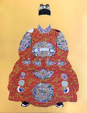 黄伟能画家精品【龙袍】