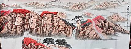 风水画大师王道莲作品：万里宏图