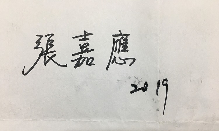 张嘉應手绘油画作品《舞者三》
