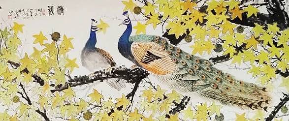 国家一级美术师廖庚鸿作品《清秋图》