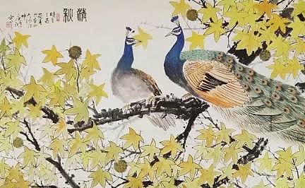 国家一级美术师廖庚鸿作品《清秋图》