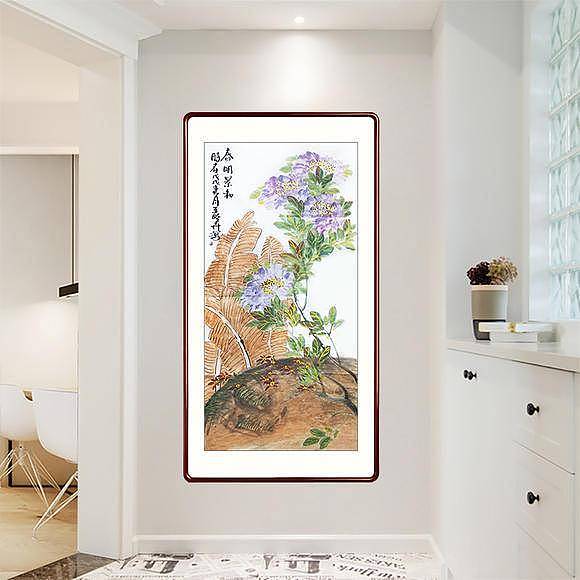 王晓卉花鸟作品《春明景和》