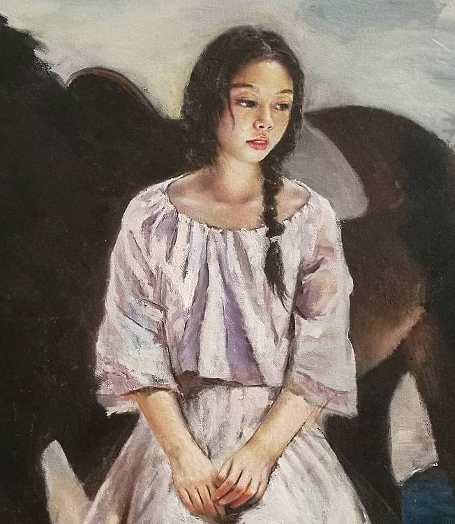 中国油画创作研究院常务副院长邱野.<识途空间>