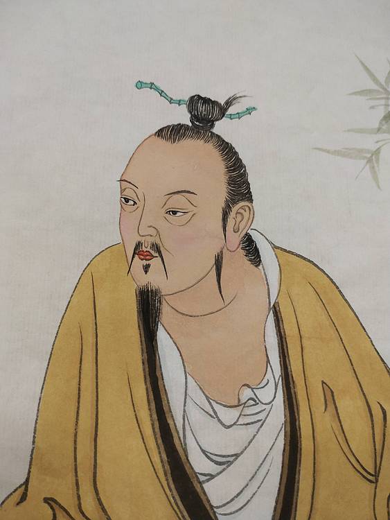 竹林静思图
