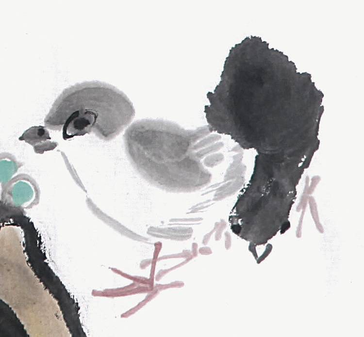 王家训人物画 童子图