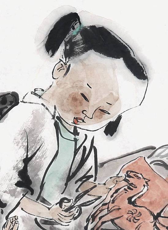 王家训童子图《曾经闲人 快乐无边》 出版精品