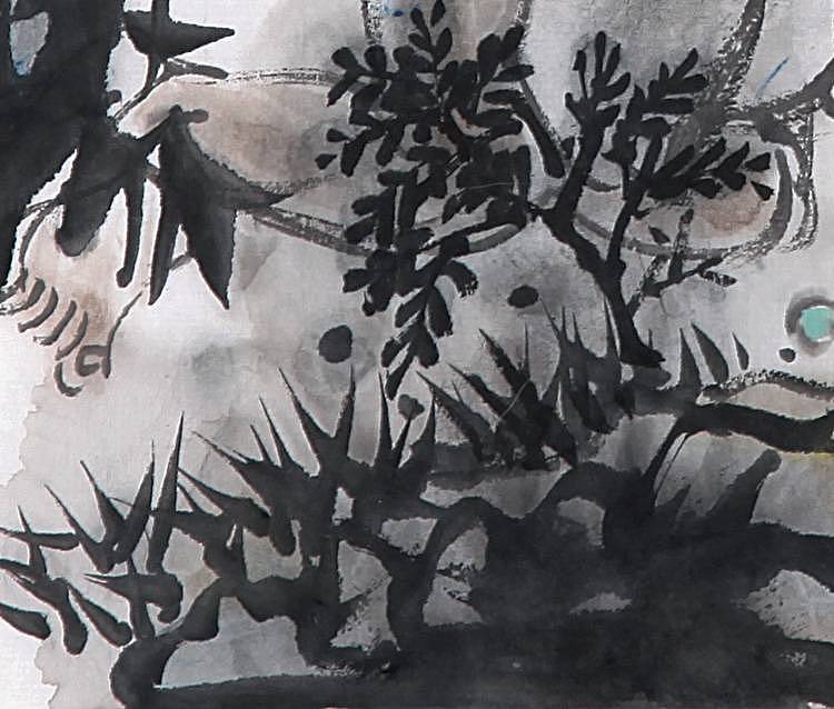 王家训人物画 童子图