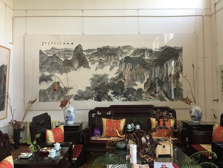 中美协会员，中国人民大学画院导师潘建博