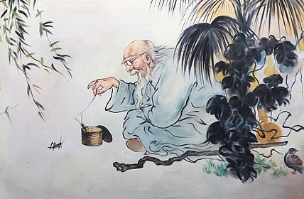 黄振能手绘油画作品巜乐趣》