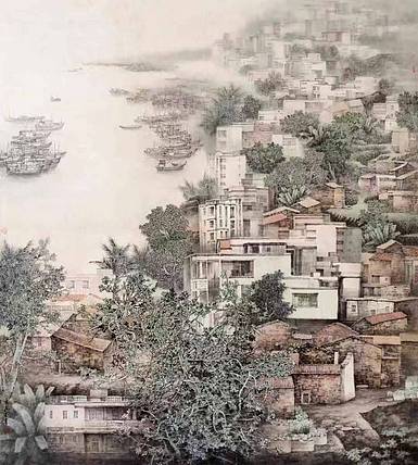 山水名家 陈危冰 田园山水系列作品