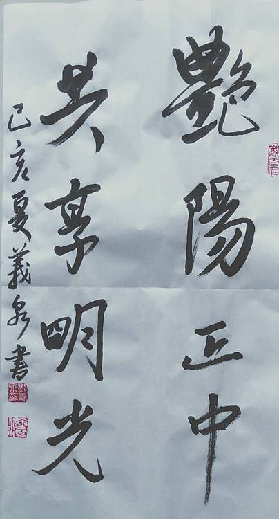 新疆兵团书法家协会理事  墨凡  行书图