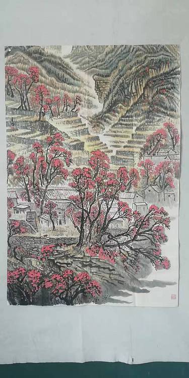 焦同洲    秋山人家