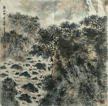 扬州大学山水画硕士研究生 时浩 溪山林泉
