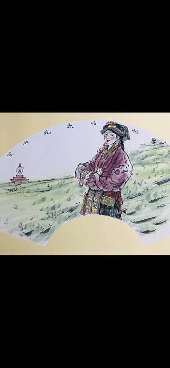 中美协会员 徐丽霞 美丽的格桑花