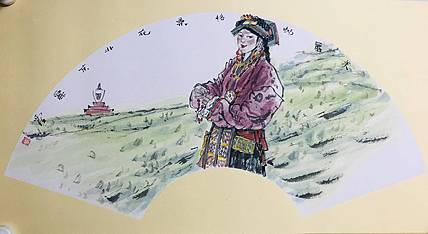 中美协会员 徐丽霞 美丽的格桑花