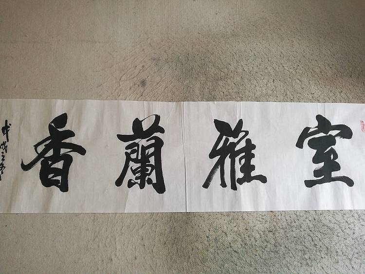 书协秦浩毅四尺对开作品