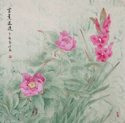 国家一级美术师高洪敏《富贵连连》
