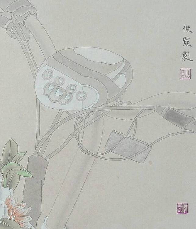 河北省美协会员  耿俊霞 一路花香