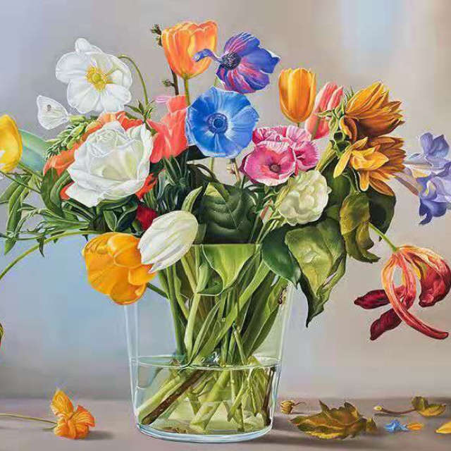 著名油画家 吴军国 古韵