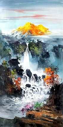 油画【金山】