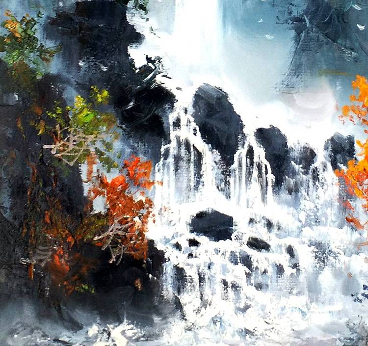 油画【金山】