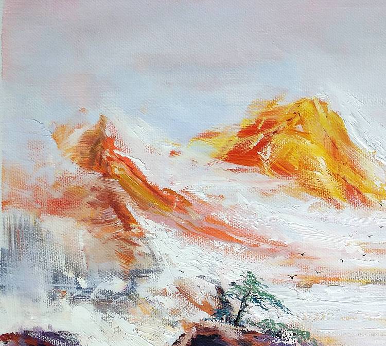 油画【山水2】