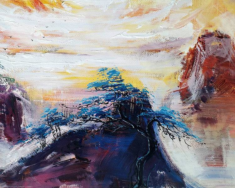油画【山水2】