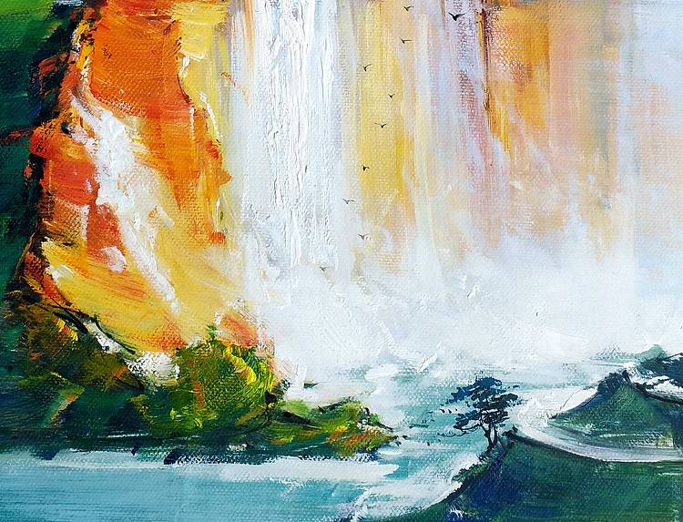 油画【山水】