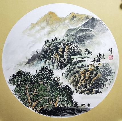 省美协会员作品  山水之恋