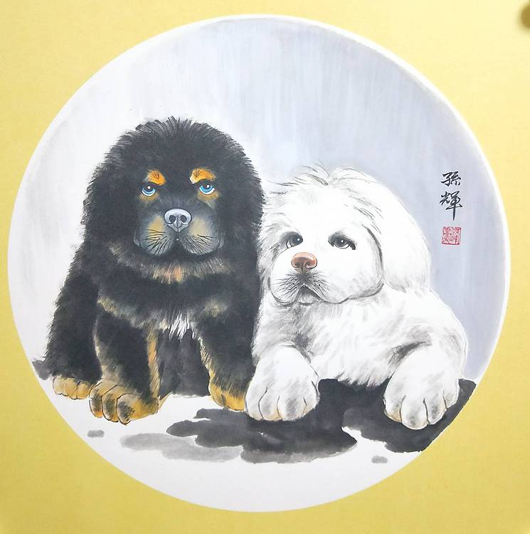 省美协会员作品 兄弟情