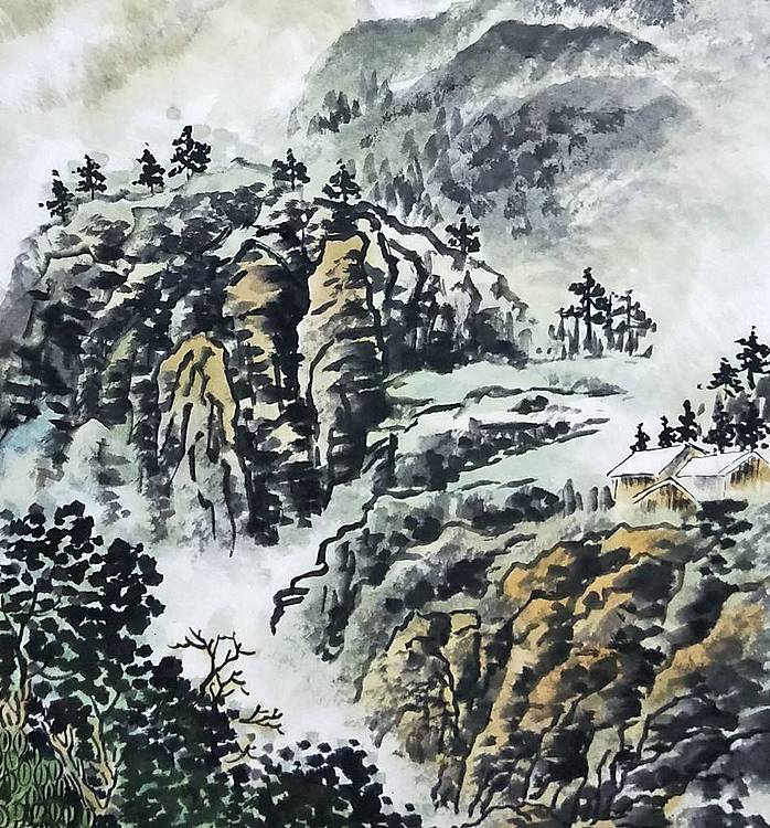 省美协会员作品  山水之恋