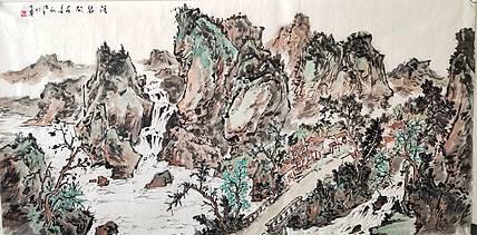 山东美协会员 方传军 清碧闲居