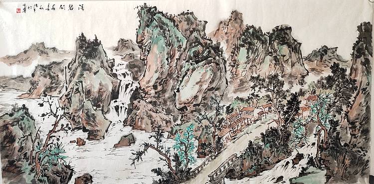 山东美协会员 方传军 清碧闲居