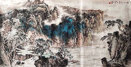 山东美协会员  方传军 峡江行