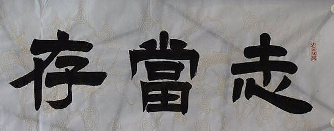 志当存高远  河北省书协会员  何守国