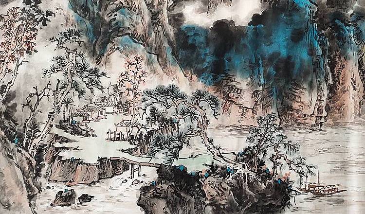 山东美协会员  方传军 峡江行