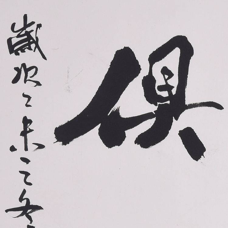 中国楹联学会书法委员会委员 骆罡《与时俱进》