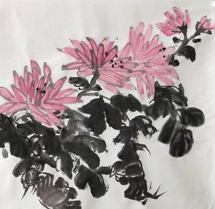 淯滢  菊香蟹肥