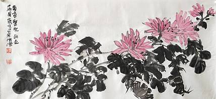 淯滢  菊香蟹肥