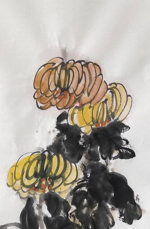 淯滢作品《何曾吹落北风中》
