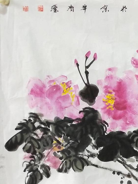 淯滢作品《富贵 天香》