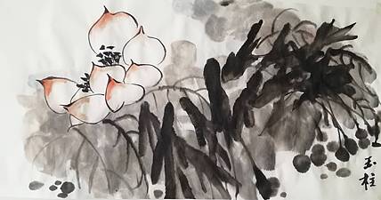 张玉柱老师写意花鸟