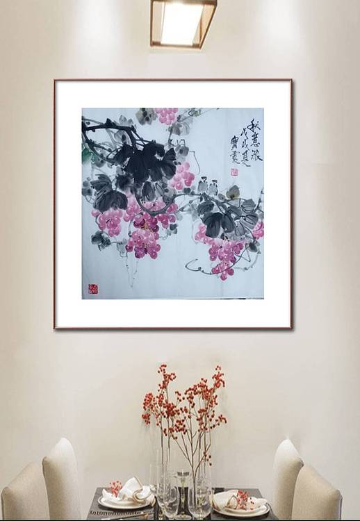 中国老年书画研究会会员 张宝霞 秋趣图