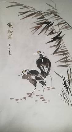 张玉柱老师写意花鸟