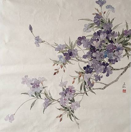 央美硕士 王珍花鸟作品
