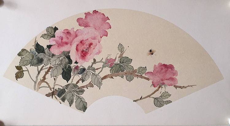央美硕士 王珍 花鸟作品
