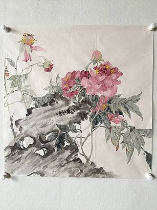央美硕士 王珍 花鸟作品