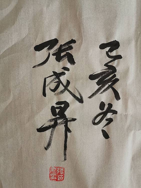 张成生  军旅书法家  大校书法行书精品